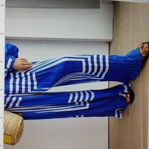 Commense oversized print vacation pants set in xl nwt